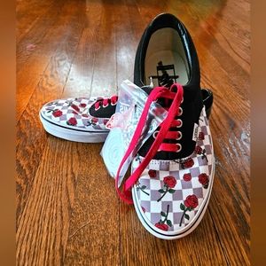 Vans Customs Eras Rose Checkerboard